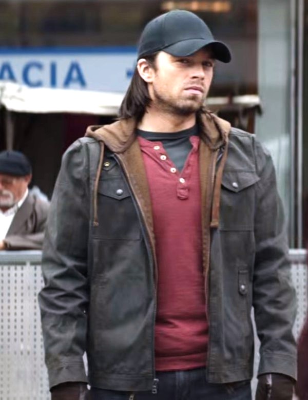 Men's Bucky Barnes Dark Brown Zipper Cuffs Jacket main image 0